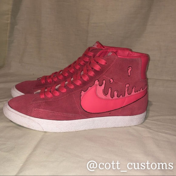 Nike Other - Custom Nike Drip Blazer suede